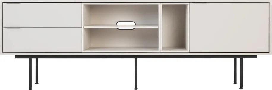 Сиво-бежова маса за телевизор 189x61x42 cm Mod – noo.ma