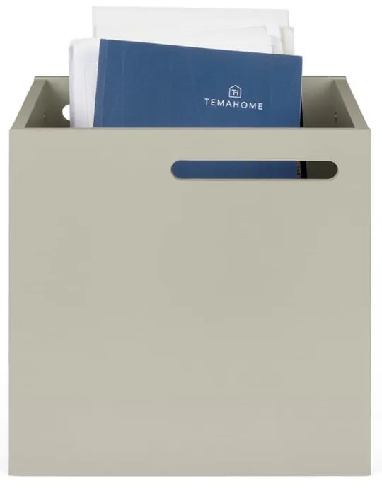 Сива кутия за съхранение за шкаф за книги Berlin - TemaHome