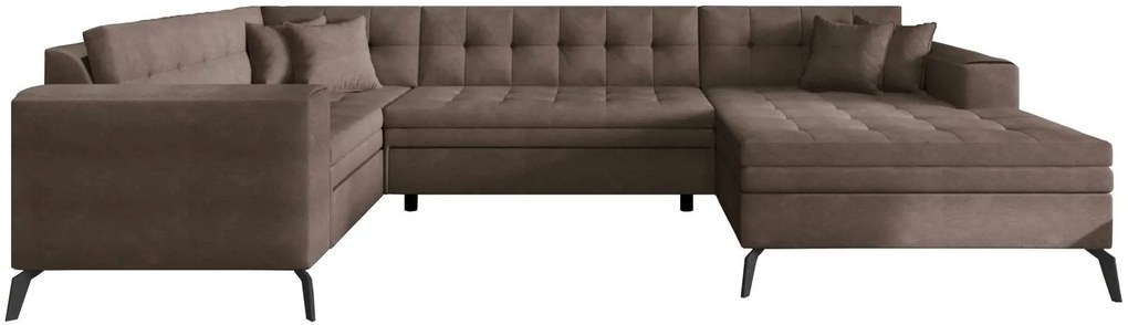 Ъглов диван Lanvin plus-Right-Brown