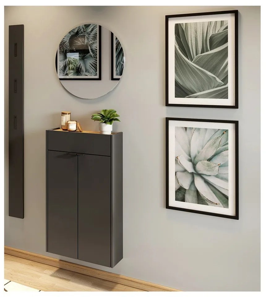 Комплект антрацит/натурален коридор Ameca - Germania