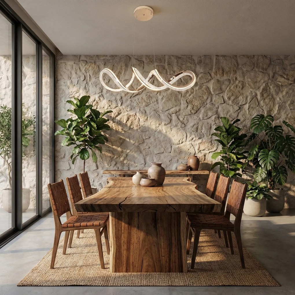 ВИСЯЩА ТАВАННА ЛАМПА G154-CP GOLD