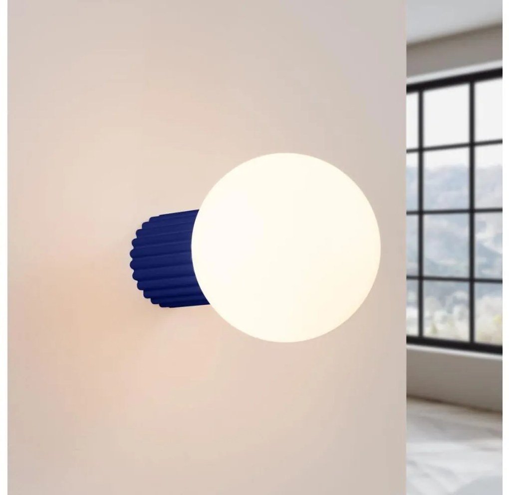 Sollux SL.1737 - Аплик за баня HALO 1xG9/8W/230V IP44 син