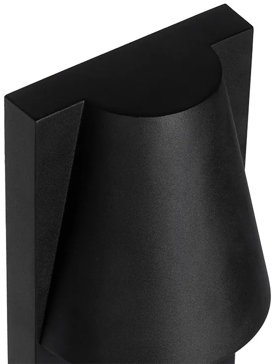 Индустриална външна подова лампа черна IP44 - Femke