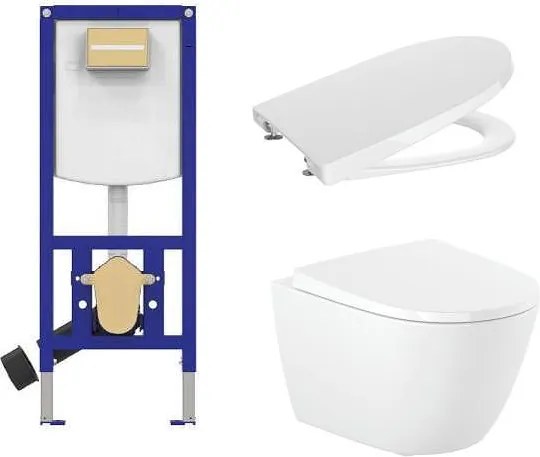 Комплект Duplo Neo 4 в 1, Ona Compact Rimless + бутон по избор, A890030020 + A346688000 + A801E22001