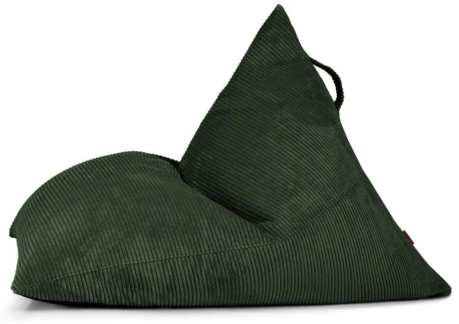 Зелен пуф от рипсено кадифе Razz – SLOWDOWN