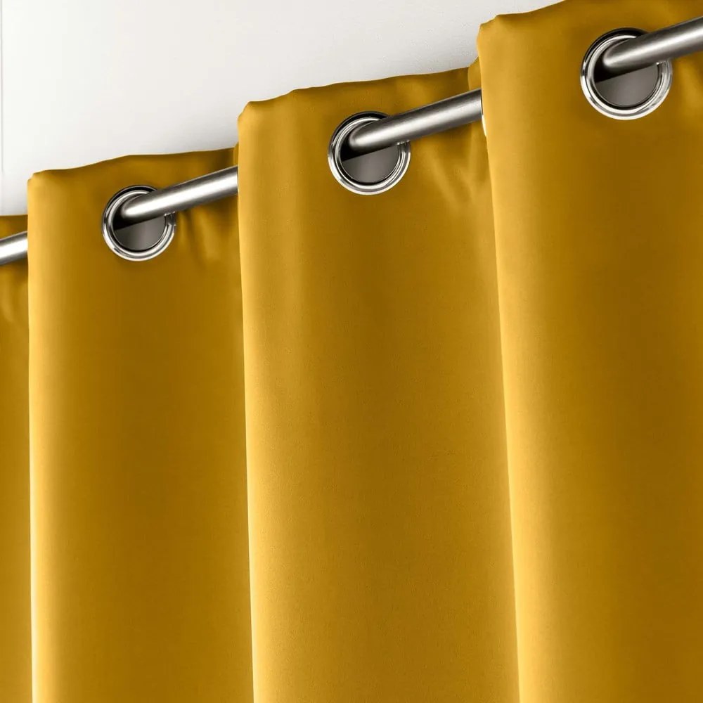 Жълта затъмняваща завеса 135x280 cm Occult – douceur d'intérieur