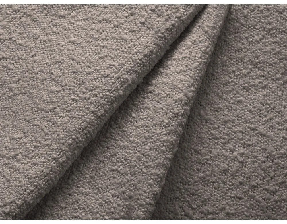 Сива възглавница за диван от букле Poppy – Micadoni