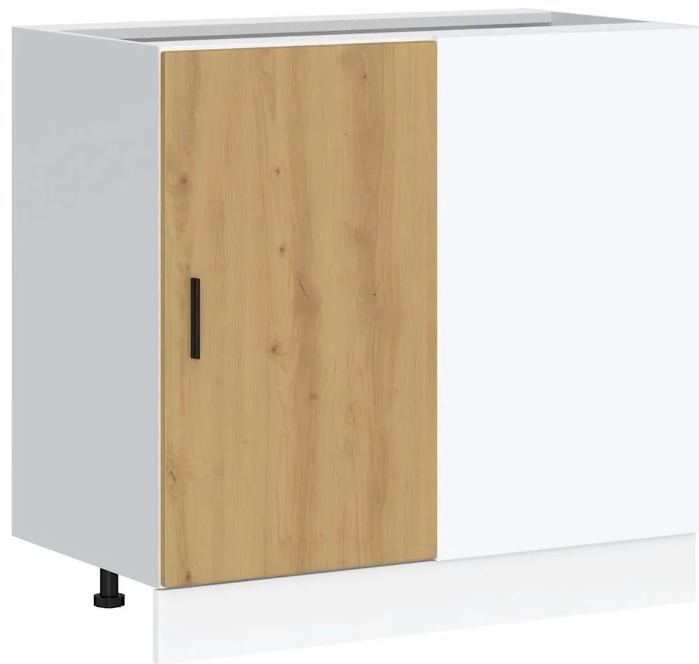 854297 vidaXL Долен кухненски шкаф Lyon Artisan дъб инженерна дървесина