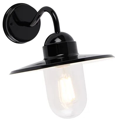 Модерна външна стенна лампа черна IP44 - Канзас