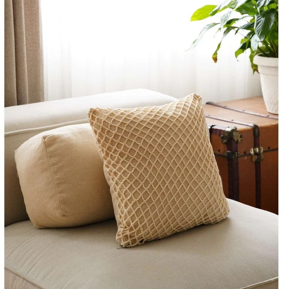 Памучна калъфка за възглавница 43x43 cm Net – Mioli Decor