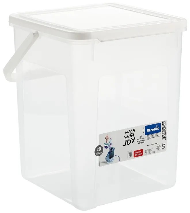 Plastový úložný box s víkem – Rotho