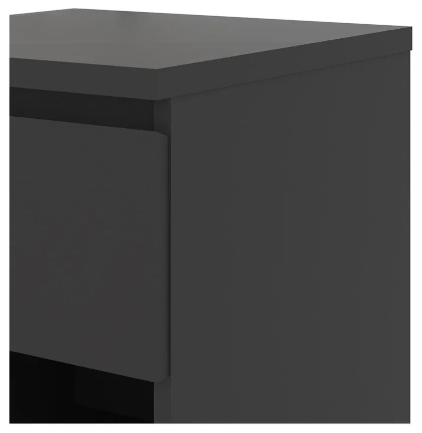 Черно нощно шкафче Naia - Tvilum