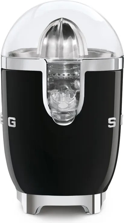 Електрическа цитрус преса Smeg CJF11BLEU, 70 W, Антикапкова система, Противоплъзгаща се основа, Черен