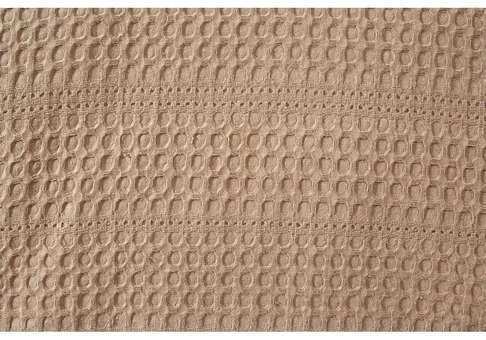 Кафява памучна покривка за двойно легло 220x240 cm Lotus - Mijolnir