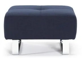 Тъмносиня табуретка Mixed Dance Blue, 65 x 65 cm Cassius - Innovation