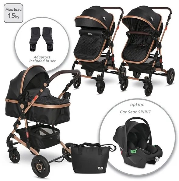 Детска количка ALBA PREMIUM LORELLI - BLACK