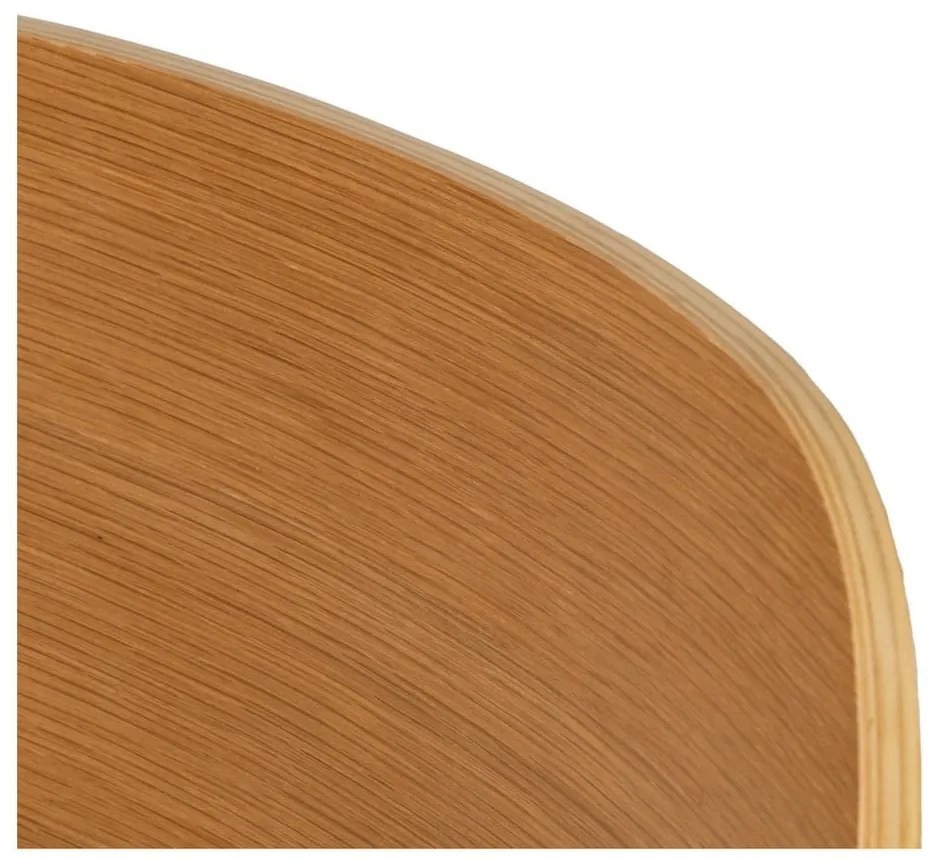 Трапезни столове в кафяв и естествен цвят в комплект от 4 броя Cleo - Ixia