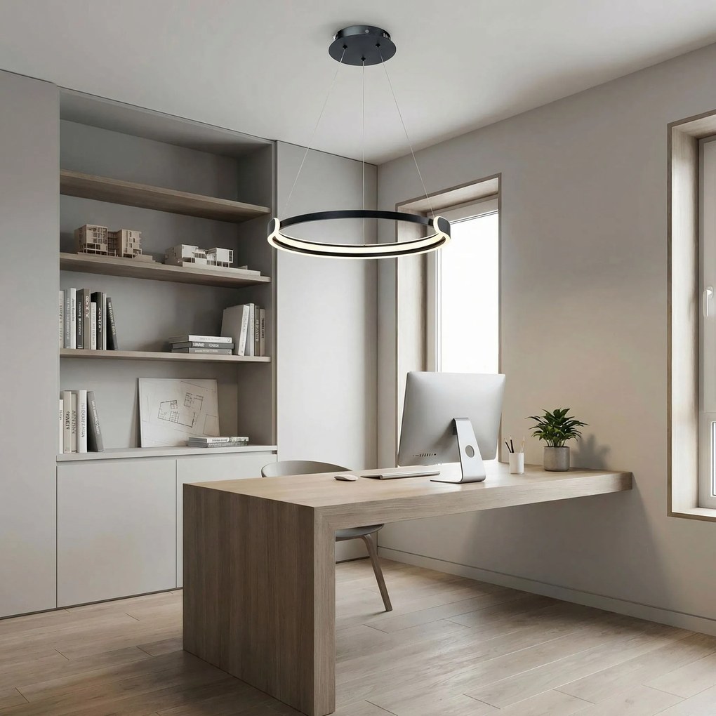 Таванна лампа LED APP1927-CP Black