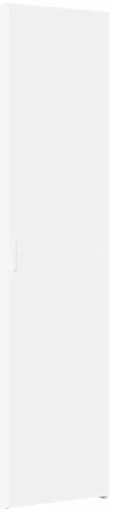 3281406 vidaXL Висок шкаф, бял, 45x42,5x185 см, инженерно дърво