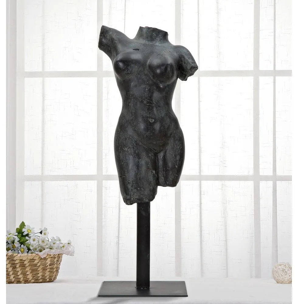 Черна декоративна статуетка Музейна жена - Mauro Ferretti