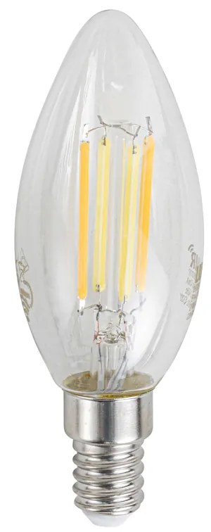Комплект от 5 смарт E14 LED крушки C35 прозрачни 4.2W 470 lm 2700-6500K