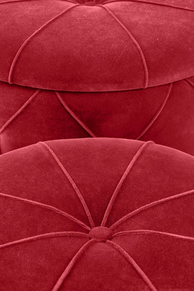 Табуретки комплект Button-червен