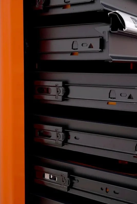 Работна количка за инструменти 258бр. - 7 чекмеджета KD1067