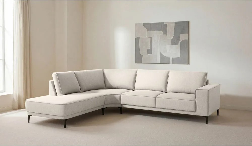 Кремав ъглов диван (ляв ъгъл) Copenhagen – Scandic