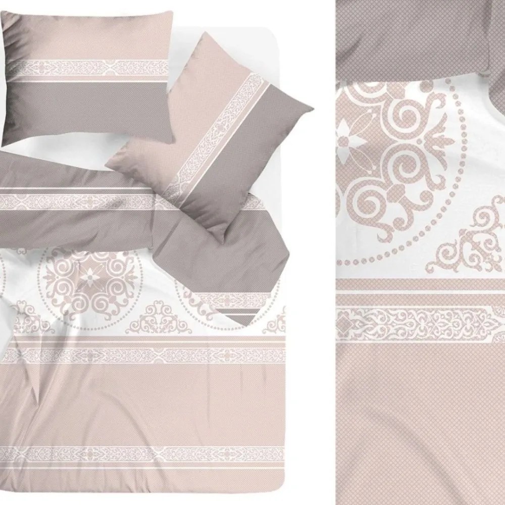 Премиум памучно спално бельо Bielbaw - елегантни орнаменти Ширина: 160 см | Дължина: 200 см