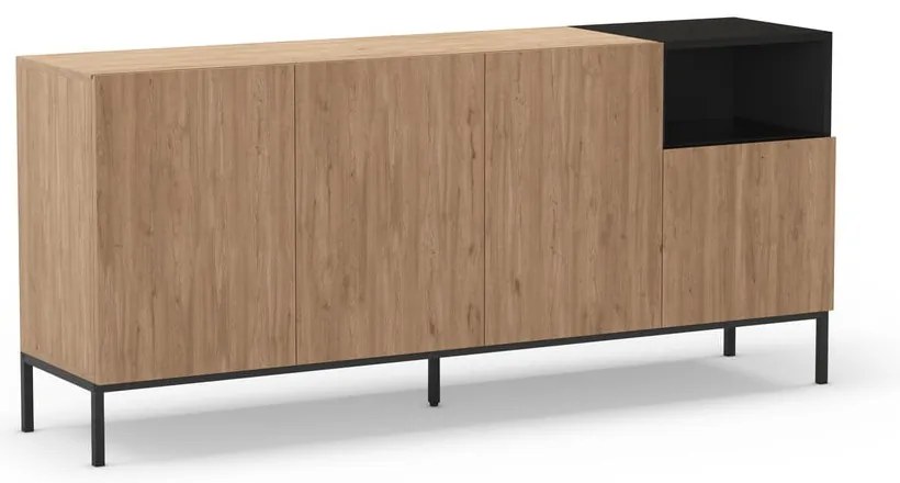 Скрин в естествен цвят 180x80 cm Cailin – Marckeric