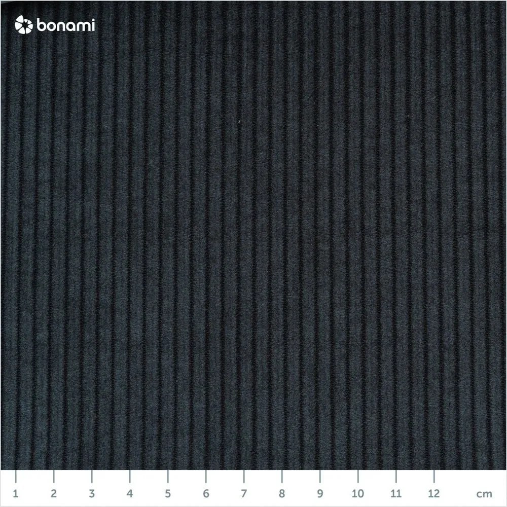 Черен/антрацит разтегателен диван от велур 196 cm Base – Karup Design