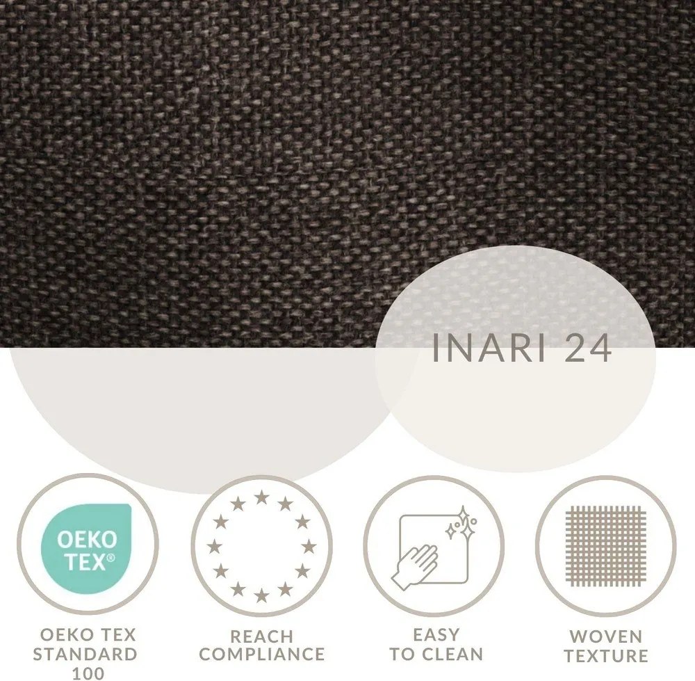 Кафяво боксспринг легло 160x200 cm с място за съхранение Caya – Maison de Rêve