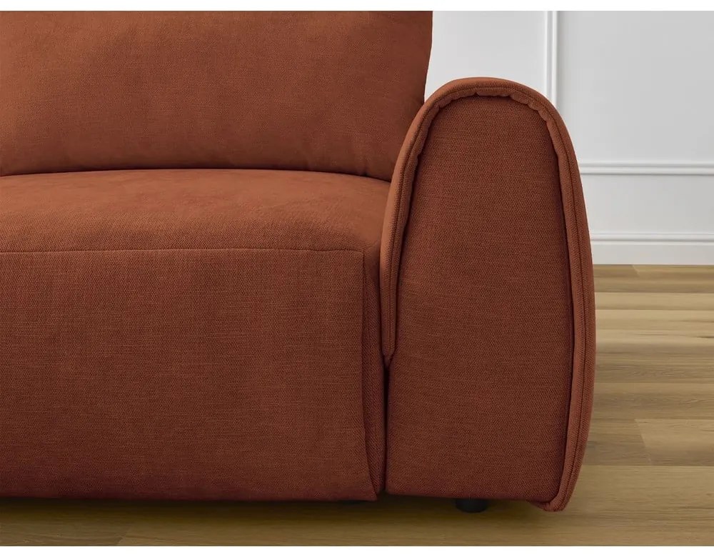 Оранжев ъглов диван Aden – Bobochic Paris