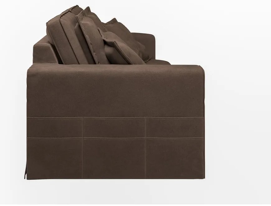 Тъмнокафяв диван 196 cm Nora – Ropez