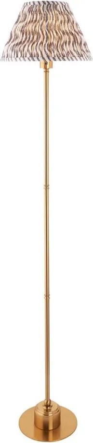 Endon 114785 - LED, димируема, зареждаема подова лампа BURLEY LED/1,5W/5V месинг/сив