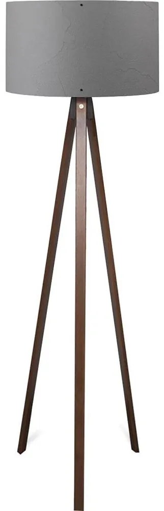 Подова лампа AYD, 1x E27 / 40 W / 230 V, кафява/сива