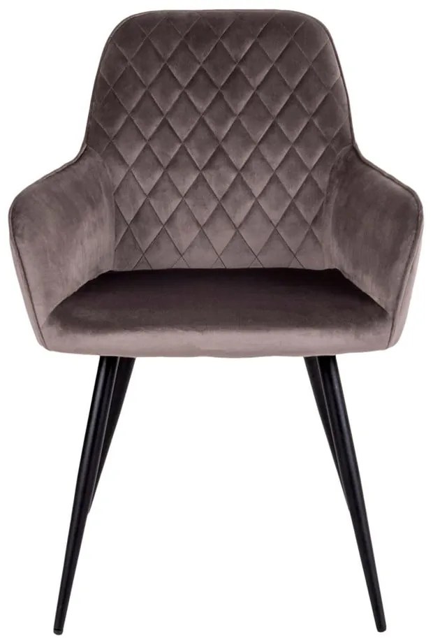 Светлокафяви тапицирани трапезни столове в комплект с подлакътници 2 бр. Harbo – House Nordic