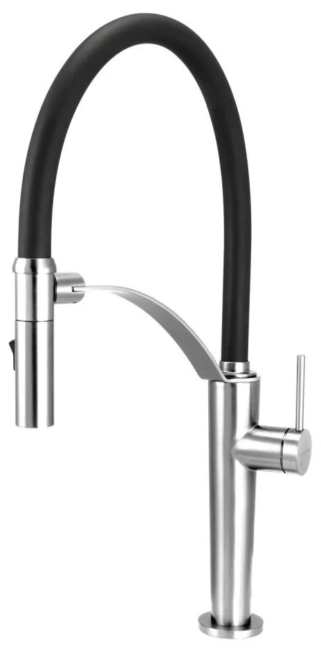 Deante BRC_072M - Кран за мивка с гъвкаво рамо CORDA лъскав хром