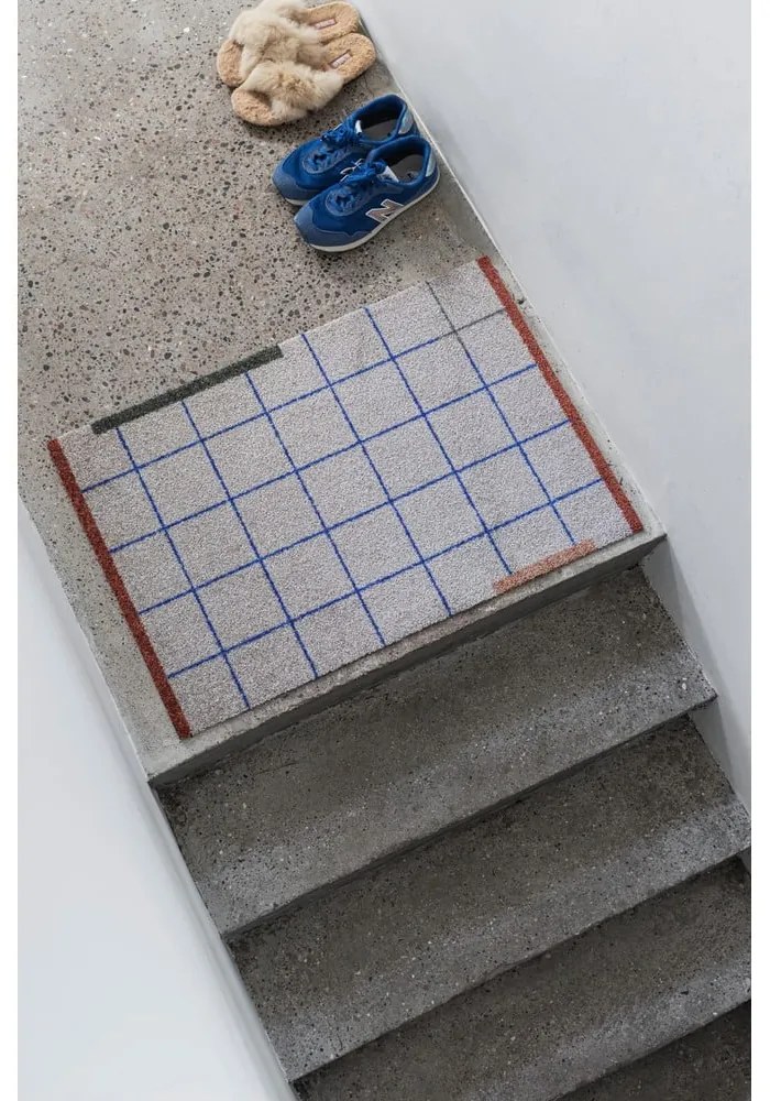 Килим подходящ за пране в цвят слонова кост 55x80 cm Network – Mette Ditmer Denmark