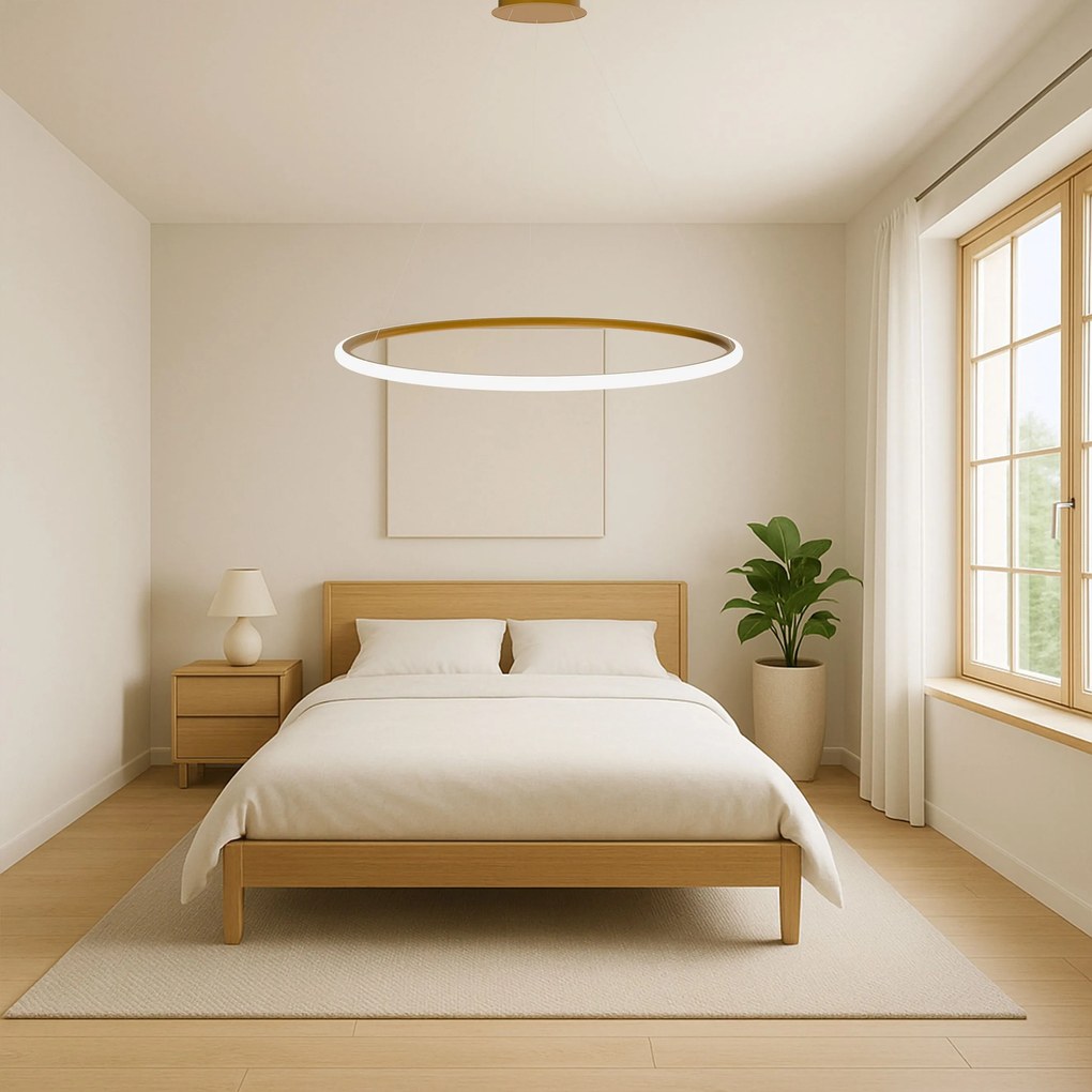 Suspension LHJ004-CP 40 cm BRUSH GOLD