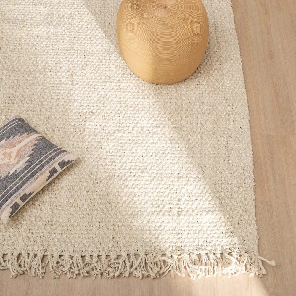 Кремав ютен килим 160x230 cm Altea – Ixia