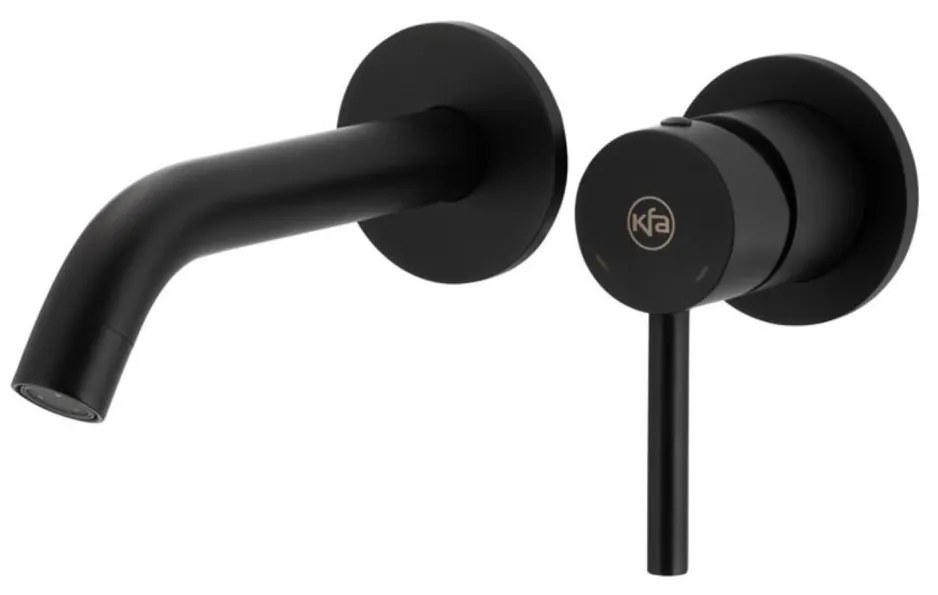 KFA Armatura 5039-810-81 - Смесител за мивка за скрит монтаж MOZA матов черен