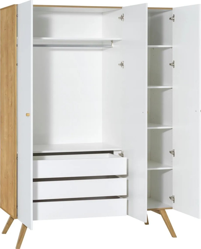 Гардероб Nature 3-врата-White