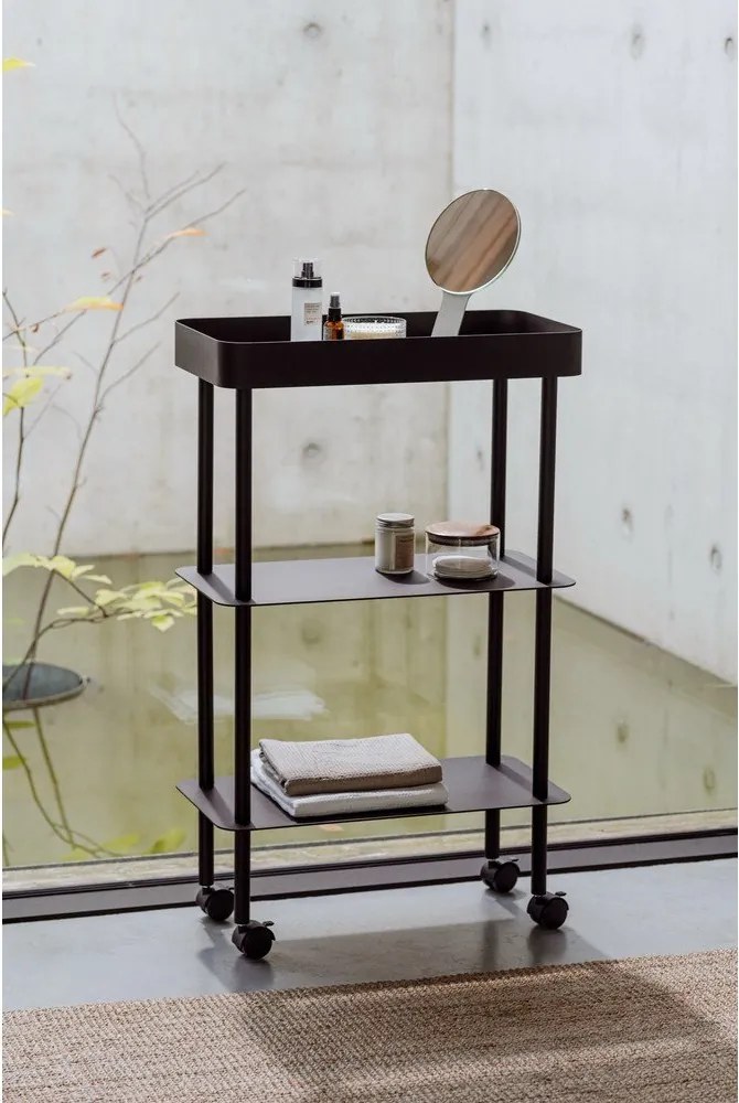 Бежов метален подвижен стелаж 60x97x30 cm Nolle – noo.ma