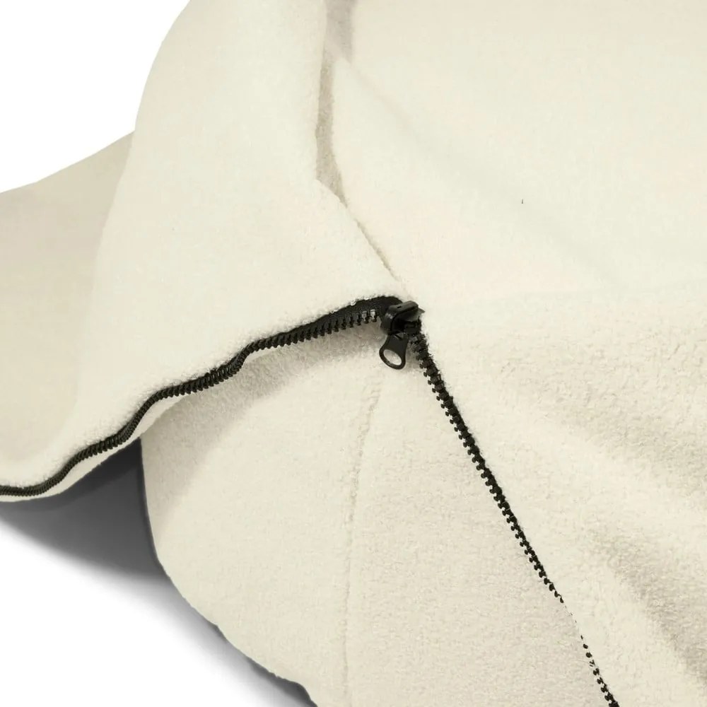 Светлосив детски пуф от букле Cocoon 120 – SLOWDOWN