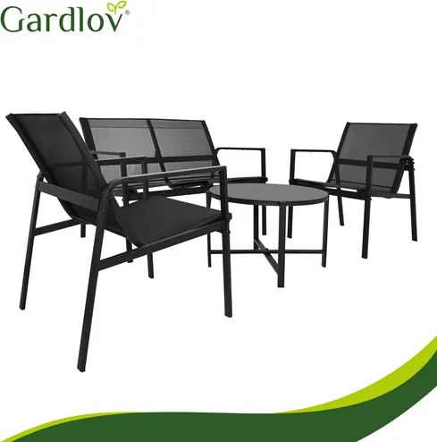 Градинско обзавеждане - балконски комплект маса + диван + 2 фотьойла