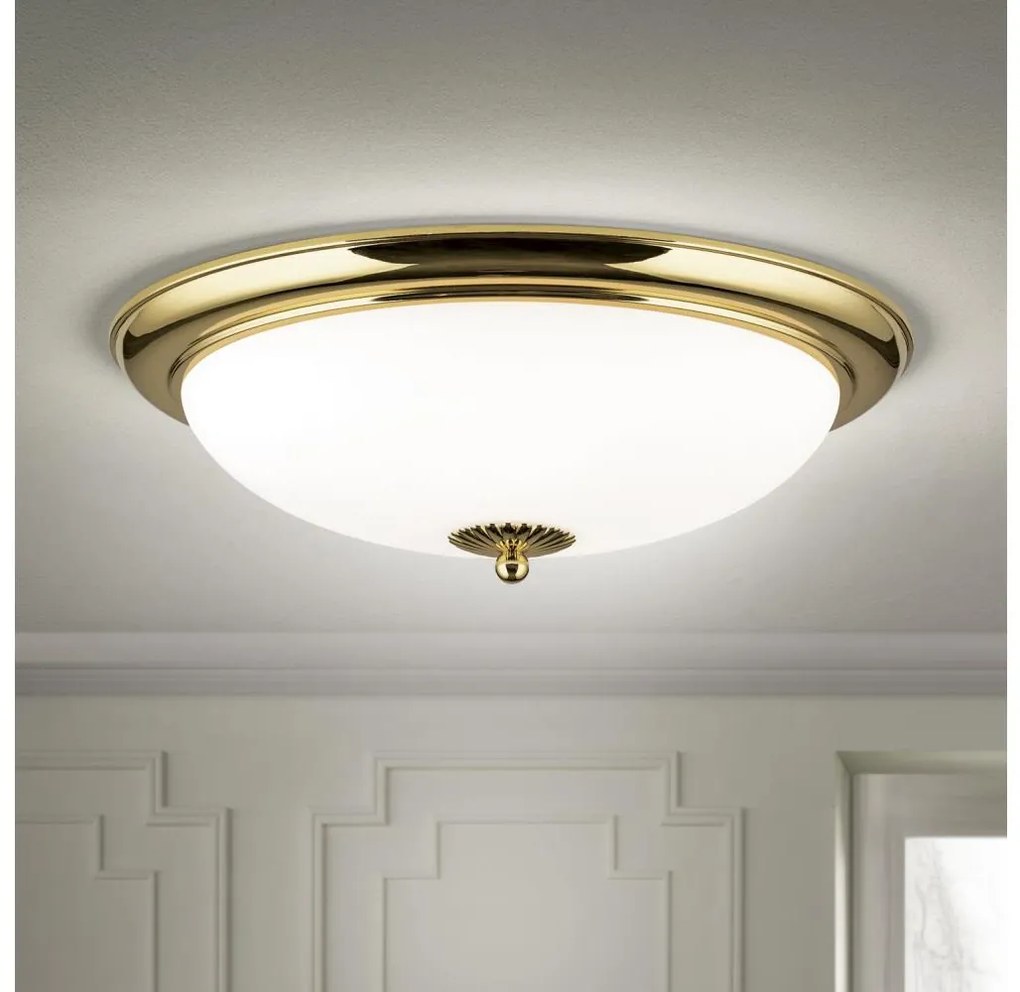 Orion - Таванно осветително тяло EMPIRA 3xE27/40W/230V Ø 48 см, златисто