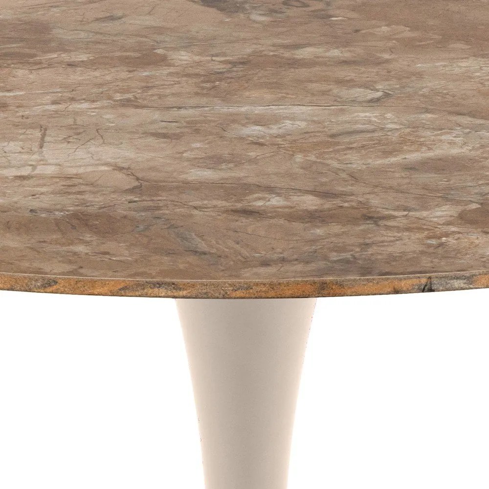 Кръгла трапезна маса с керамичен плот ø 90 cm Malta – Actona