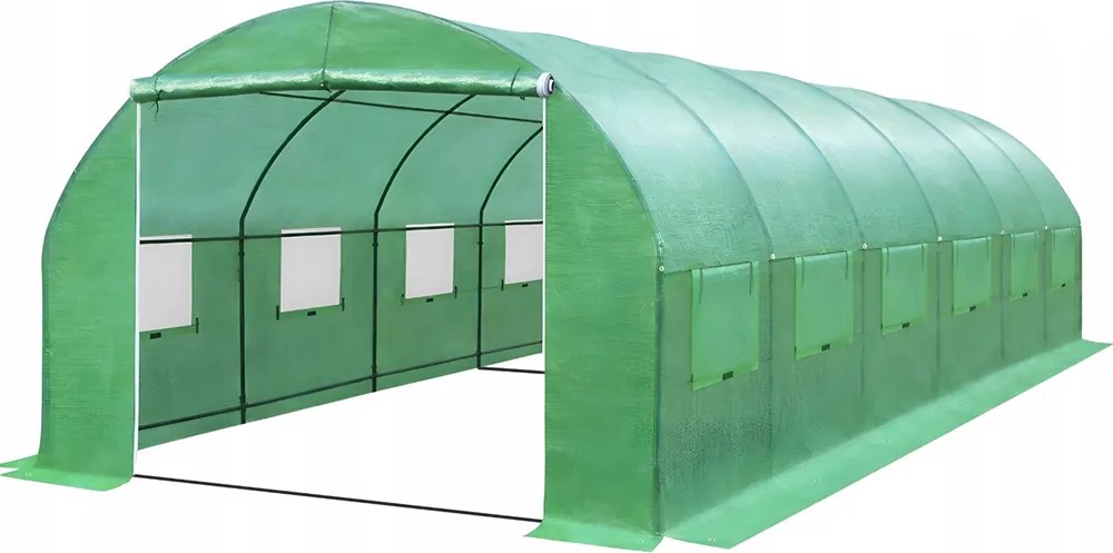 Голям градински политунел 4 x 6 м - височина 2,25 м