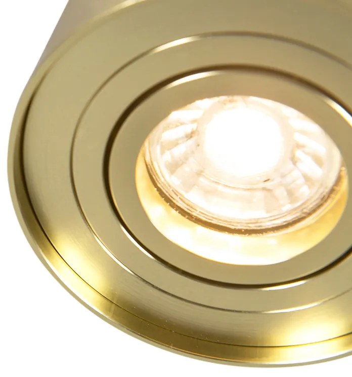 Прожектор златист/месинг наклоняем и въртящ се - Rondoo up